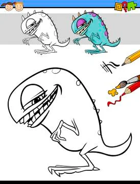 Educational exercise for children Illustrazione stock