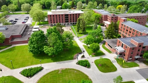 Educational Facilities - Syracuse, NY Stock Footage 336038767