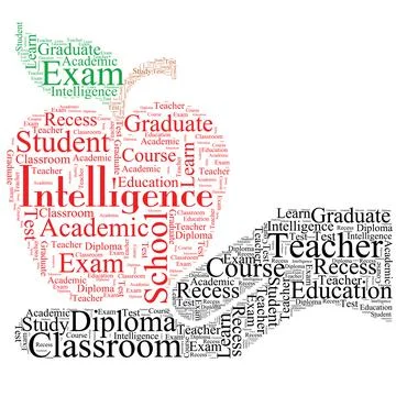 Educational Font Design Stock Photos