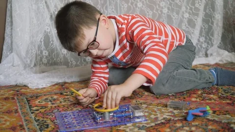 Educational indoor games Stock Footage 82705103