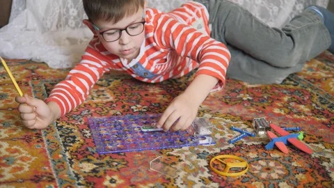 Educational indoor games Stock Footage 82705334