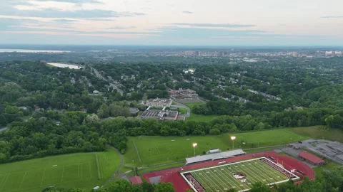 Educational Institution Surrounded by Nature - Syracuse, NY Stock Footage 336479563