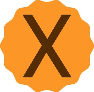 Educational Letter X Logo in Circle – Modern Academic &amp;amp; Learning Identity Stock Illustration