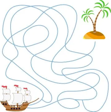 Educational a mathematical game Stock Illustration