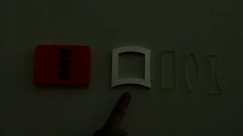 Educational Physics Optics Experiment with Lenses and Laser Device Stock Footage 347123256