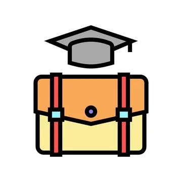 Educational process color icon vector illustration イラスト素材