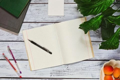 Educational process concept, top view Foto stock