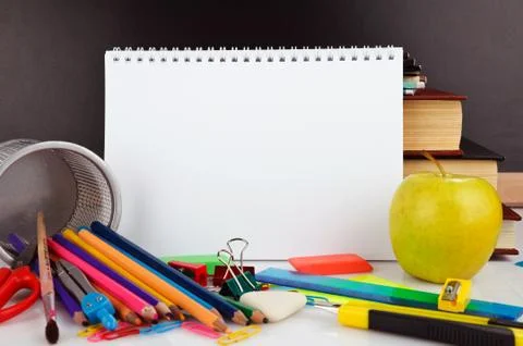 Educational supplies Stock Photos