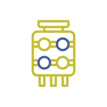 Educational toy, counting beads, learning tool, early childhood development.. Stock Illustration