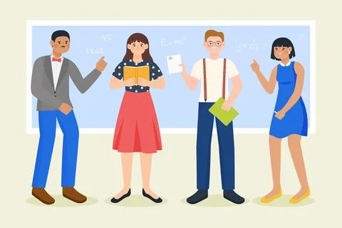 Educator collection Stock Illustration