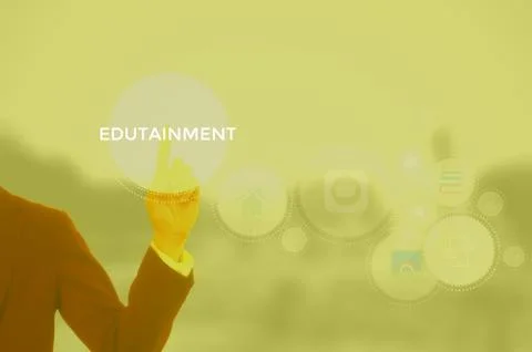 EDUTAINMENT - new way of learning Stock Photos