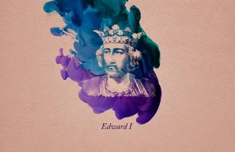 Edward I of England Stock Illustration
