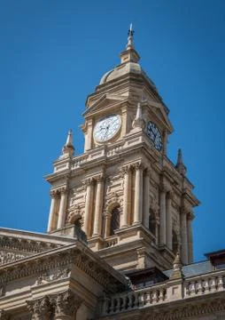 Edwardian clock tower Stock Photos