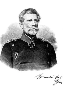 Edwin Karl Rochus Freiherr von Manteuffel 24 February 1809 17 June 1885 was a Illustrazione stock