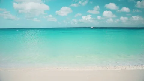 Eeagle beach on Aruba island Stock Footage 73889771