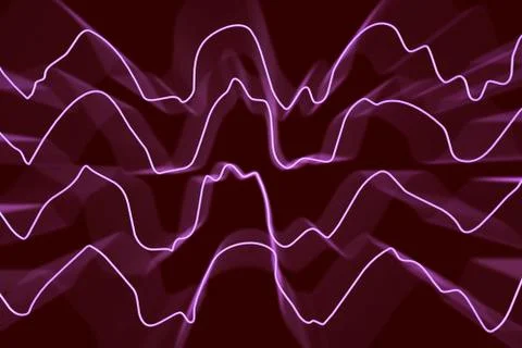 EEG Electroencephalogram, brain wave in deep sleep 스톡 일러스트