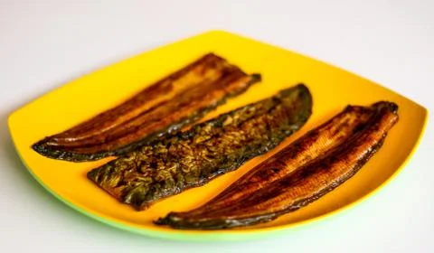Eel fish or unagi Stock Photos
