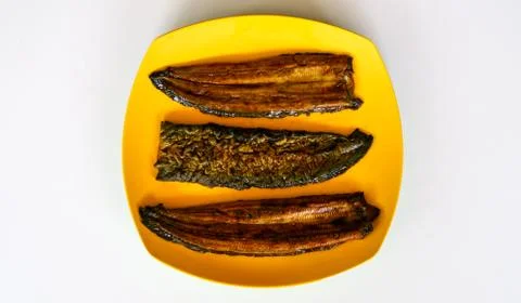 Eel fish or unagi Stock Photos