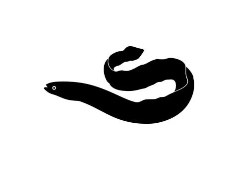 Eel Silhouette Stock Illustration