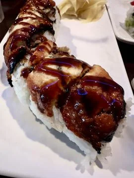 Eel Sushi Roll Stock Photos