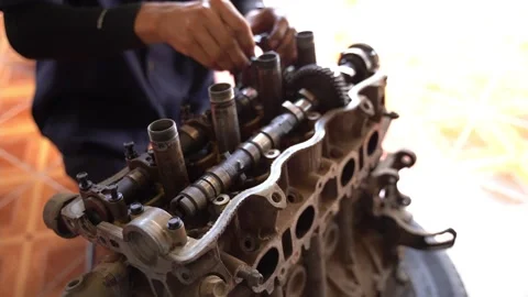 Eengine  repair Stock Footage 249264016