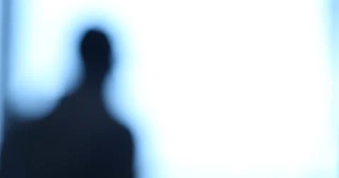 Eerie Ghostly Silhouette Stock Footage 329627618
