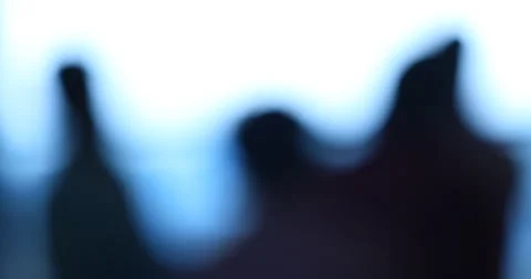 Eerie Ghostly Silhouette Video stock 330286602