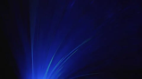 Eery optic fibre spines rotating slowly. Stock Footage 64712751