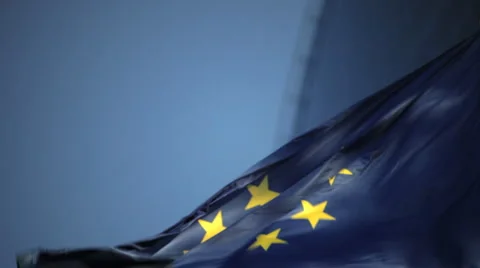 Eeuropean flag Video stock 926277