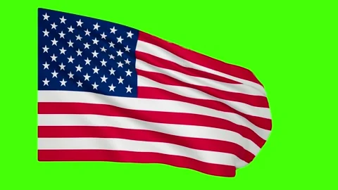 EE.UU FLAG Video stock 230188959