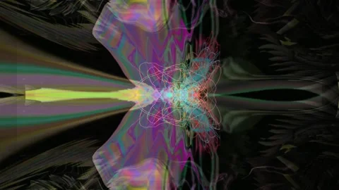 Effect abstraction lines forming a beetle pattern. Video stock 181409515