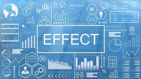 Effect, Animated Typography Stock Illustration