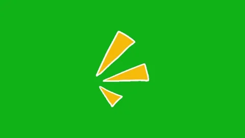 Effect animation on green screen background 库存影片 332953882