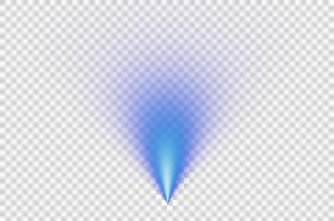 Effect Blue Light Glowing light bursts with sparkles. Glow light effect set.. Stock Photos