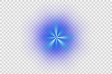 Effect Blue Light Glowing light bursts with sparkles. Glow light effect set.. Stock Photos