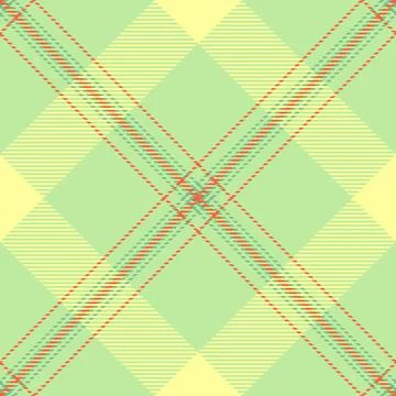 Effect check seamless vector, living room tartan plaid pattern. Glen textur.. Stock Illustration