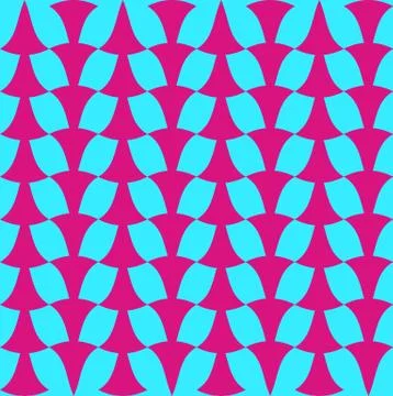 Effect Colored Hypnotic Background Seamless Pattern. Illustration Stock Illustration