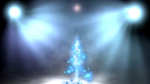 Effect of the emergence of an object in space. Background Stock Footage
