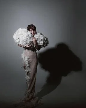 The effect of an exploding bomb, chic fashion, concept Stock Photos