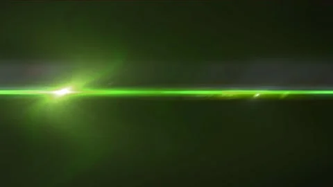 Flickering Green Flare - Free Video Footage