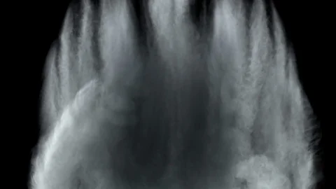 The effect of fume, which flows with turbulence. Stock-Footage 119707380