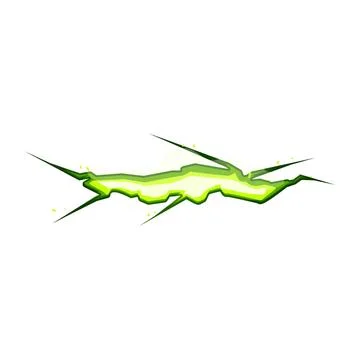 Effect ground crack cartoon vector illustration Stock Illustration
