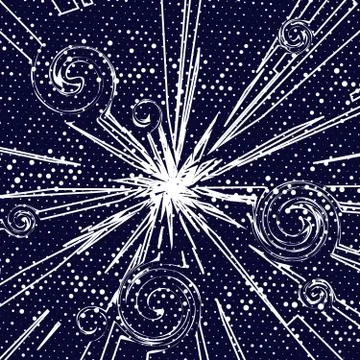 Effect motion lines for comic book and manga. Comics pop-art style template Stock-Illustration