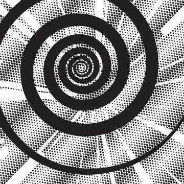 Effect motion lines for comic book and manga. Comics pop-art style template Stock Illustration