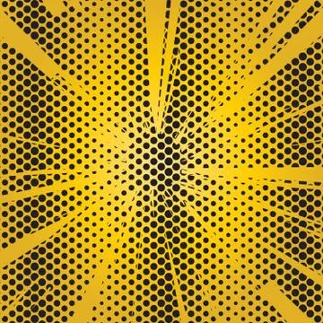 Effect motion lines for comic book and manga. Comics pop-art style template Stock-Illustration