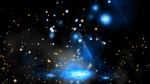 The effect of moving , the emergence in space Stock Footage 40431864