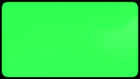Effect of an old TV with a kinescope on a green screen. Old TV chroma key. Retro Stock Footage 155145780
