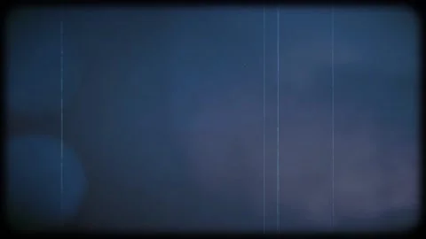 Effect of an old TV with a kinescope. Retro film video, effect footage. Stock Footage 149033850