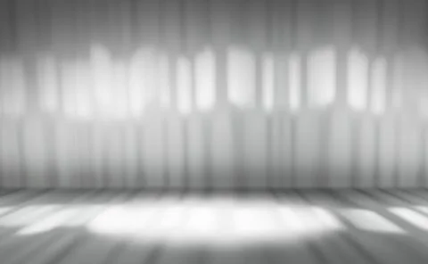 Effect of overlapping shadows on white forming an angle. Stock Photos