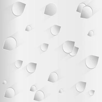 The effect of paper petals Stock Illustration